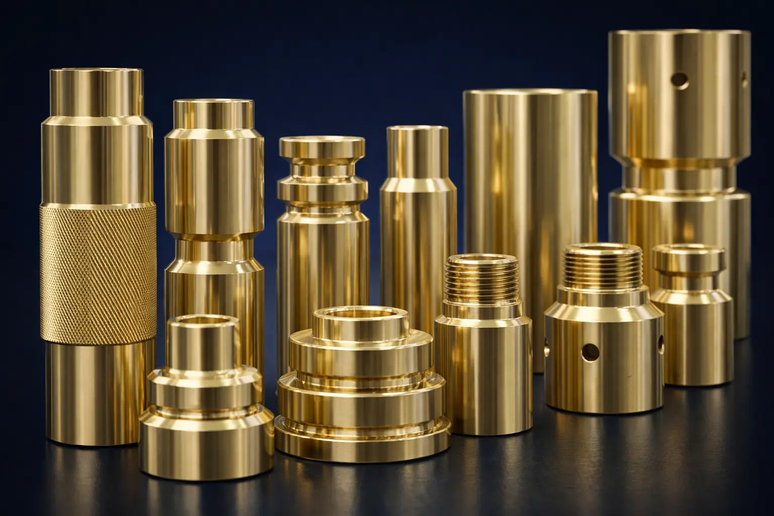 Heavy-Wall Brass Sleeves & Spacers